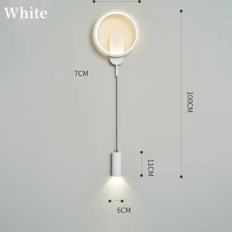 Applique murale LED moderne et décorative - Luminaires suspendus de qualité | Marco Lucetti BLANC / Blanc chaud (2700-3500K) / 12w