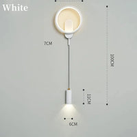 Applique murale LED moderne et décorative - Luminaires suspendus de qualité | Marco Lucetti BLANC / Blanc chaud (2700-3500K) / 12w
