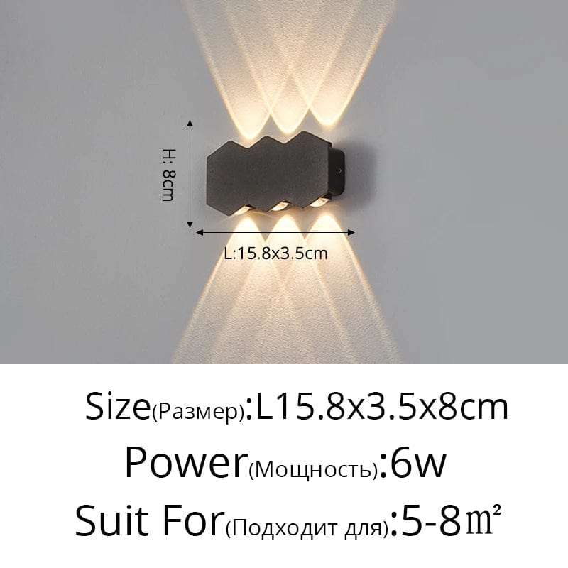 Applique murale LED Moderne et Imperméable pour Extérieur Minimaliste | Marco Lucetti