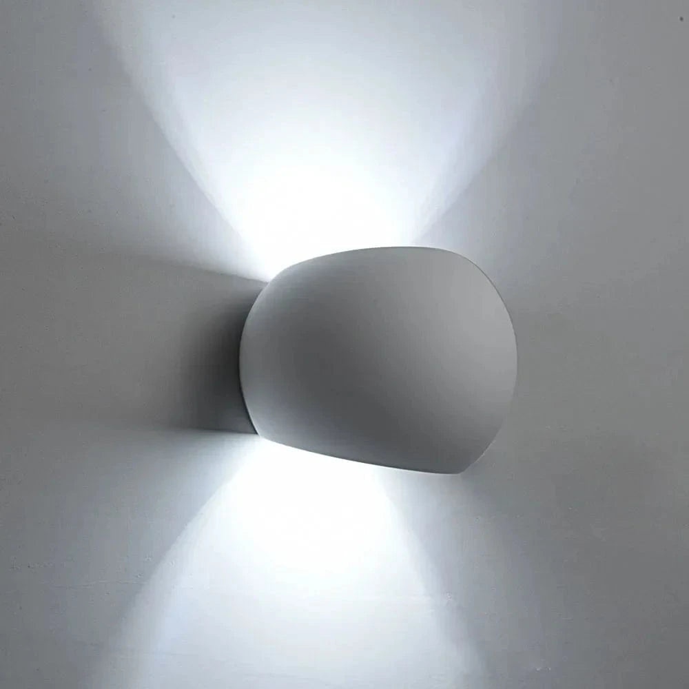 Applique murale LED moderne G9 5W en gypse pour chambre et salon | Marco Lucetti