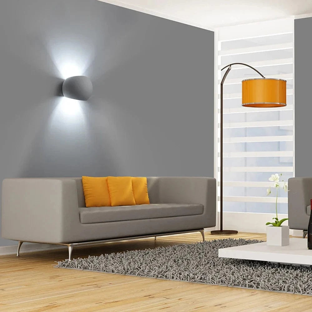 Applique murale LED moderne G9 5W en gypse pour chambre et salon | Marco Lucetti