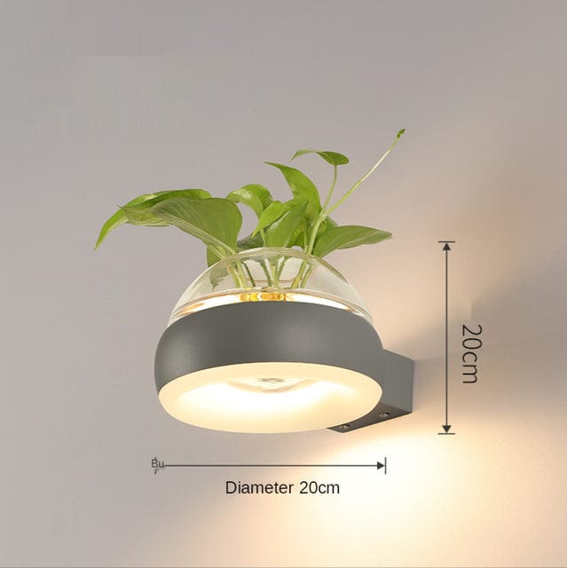 Applique murale LED moderne Klarna | Marco Lucetti Gris