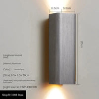 Applique Murale LED Moderne | Marco Lucetti Gris Grand