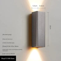 Applique Murale LED Moderne | Marco Lucetti Gris Petit