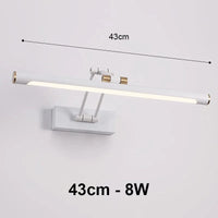 Applique Murale LED Moderne Miroir Intérieure | Marco Lucetti Blanc 43cm / Blanc chaud (2700-3500K)