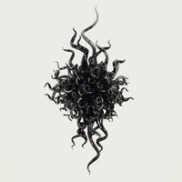 Applique murale LED moderne noire - Décoration murale pour hôtels et maisons - 32 pouces | Marco Lucetti