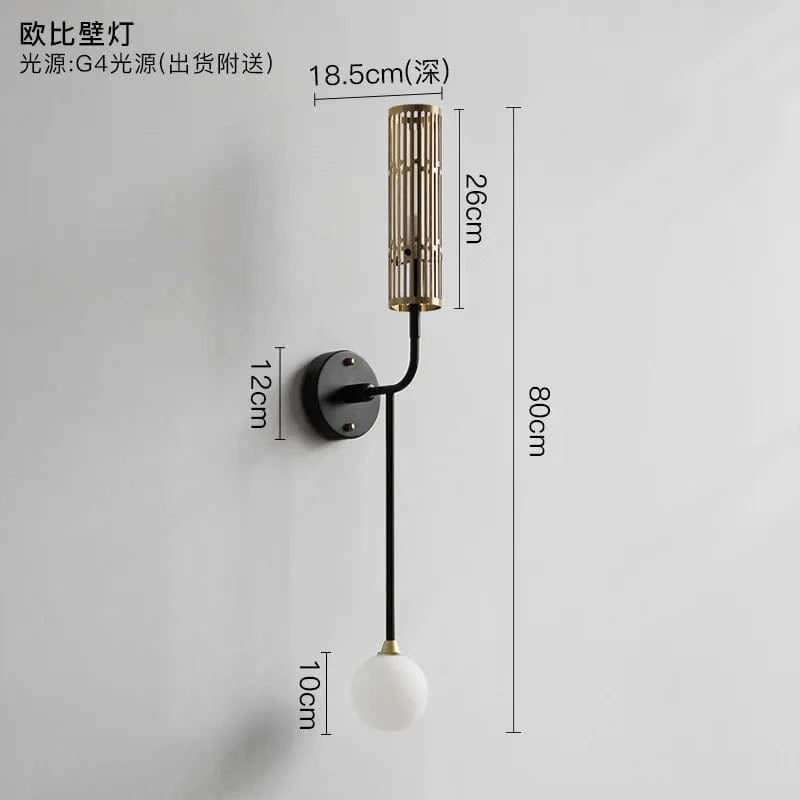 Applique murale LED moderne nordique - G4 Lumilight | Marco Lucetti