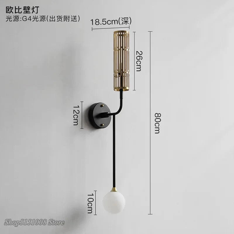 Applique murale LED moderne nordique - G4 Lumilight | Marco Lucetti