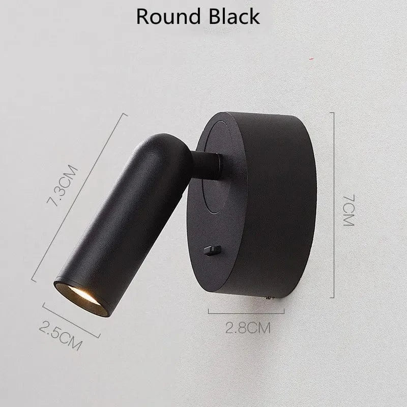 Applique Murale LED Moderne Nordique - Parfaite pour une Décoration Intérieure | Marco Lucetti B-Noir / Lumière chaude 3000K