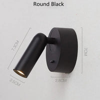 Applique Murale LED Moderne Nordique - Parfaite pour une Décoration Intérieure | Marco Lucetti B-Noir / Lumière chaude 3000K