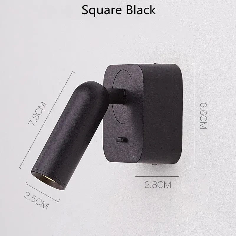 Applique Murale LED Moderne Nordique - Parfaite pour une Décoration Intérieure | Marco Lucetti C-Noir / Lumière chaude 3000K