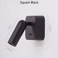 Applique Murale LED Moderne Nordique - Parfaite pour une Décoration Intérieure | Marco Lucetti C-Noir / Lumière chaude 3000K