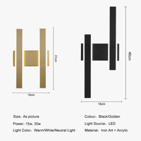 Applique murale LED moderne nordique pour une décoration intérieure tendance | Marco Lucetti