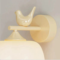 Applique murale LED moderne "Oiseau Lumière" avec abat-jour en PE | Marco Lucetti