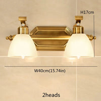 Applique Murale LED Moderne OMEE pour Salle de Bain - Noir Bronze | Marco Lucetti 2 têtes Bronze / CHINE / Blanc chaud (2700-3500K)