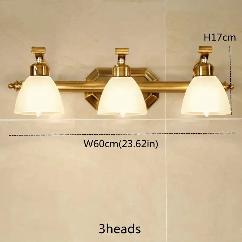Applique Murale LED Moderne OMEE pour Salle de Bain - Noir Bronze | Marco Lucetti 3 têtes Bronze / CHINE / Ne pas inclure les ampoules