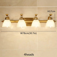 Applique Murale LED Moderne OMEE pour Salle de Bain - Noir Bronze | Marco Lucetti 4 têtes Bronze / CHINE / Ne pas inclure les ampoules