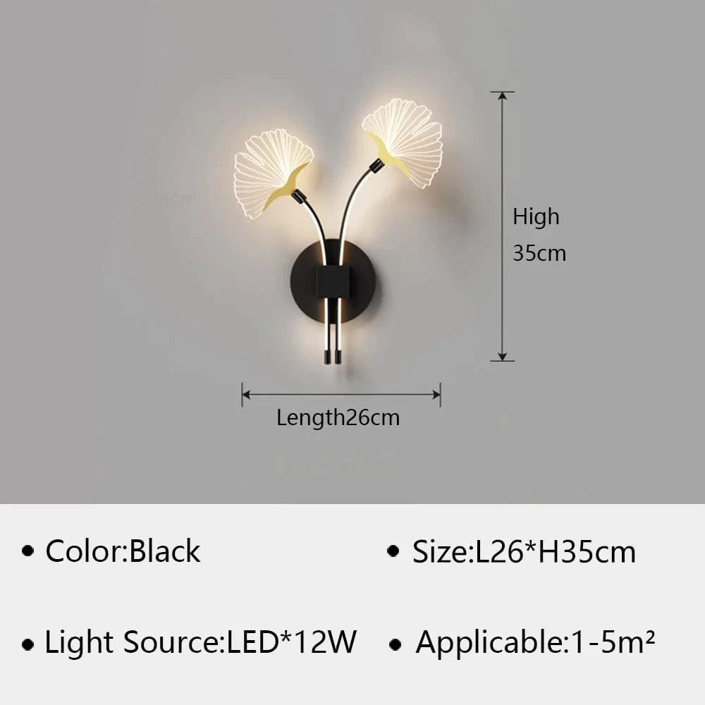 Applique murale LED moderne polyvalente | Marco Lucetti Noir A