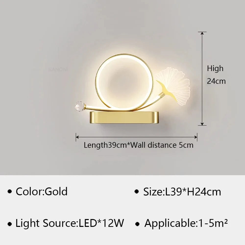 Applique murale LED moderne polyvalente | Marco Lucetti Or B