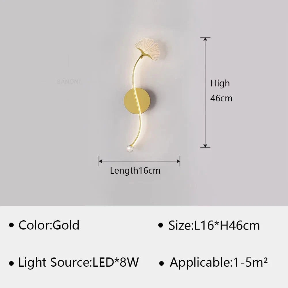 Applique murale LED moderne polyvalente | Marco Lucetti Or C