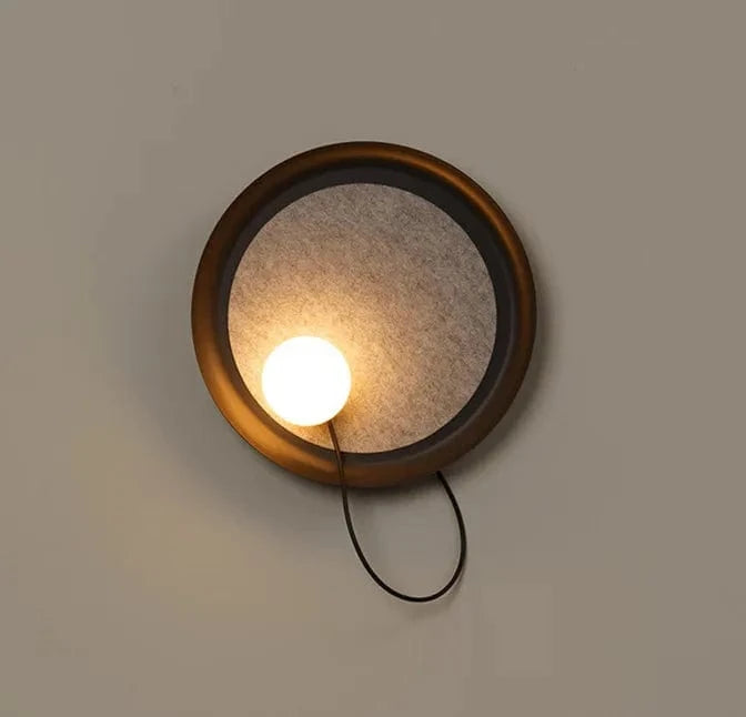 Applique murale LED moderne pour chambre, Restaurant, Bar : décoration intérieure de style pour votre chez-vous | Marco Lucetti Noir / 250X250mm / Blanc chaud (2700-3500K)