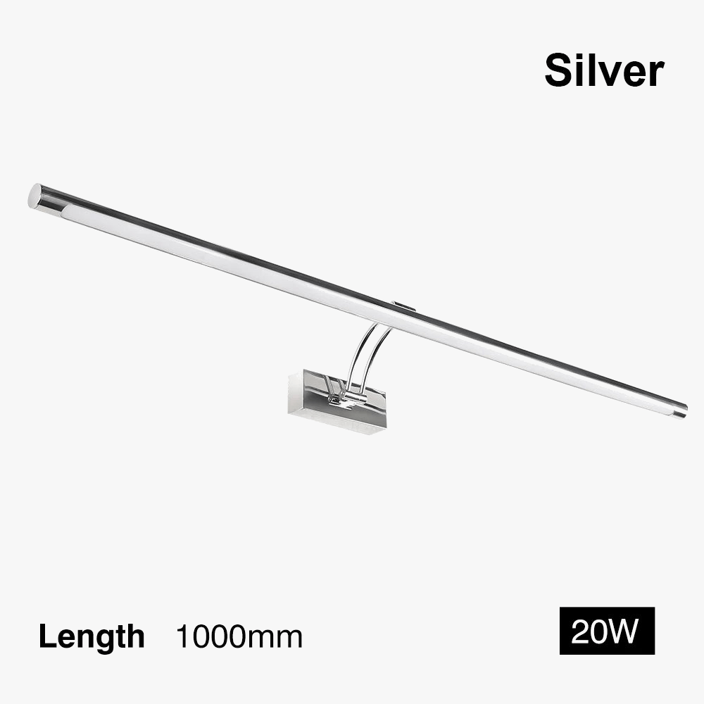 Applique Murale LED Moderne pour Miroir Intérieur - Longue Lumière Brillante | Marco Lucetti