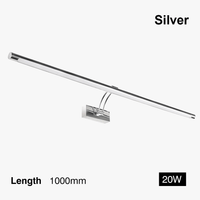 Applique Murale LED Moderne pour Miroir Intérieur - Longue Lumière Brillante | Marco Lucetti