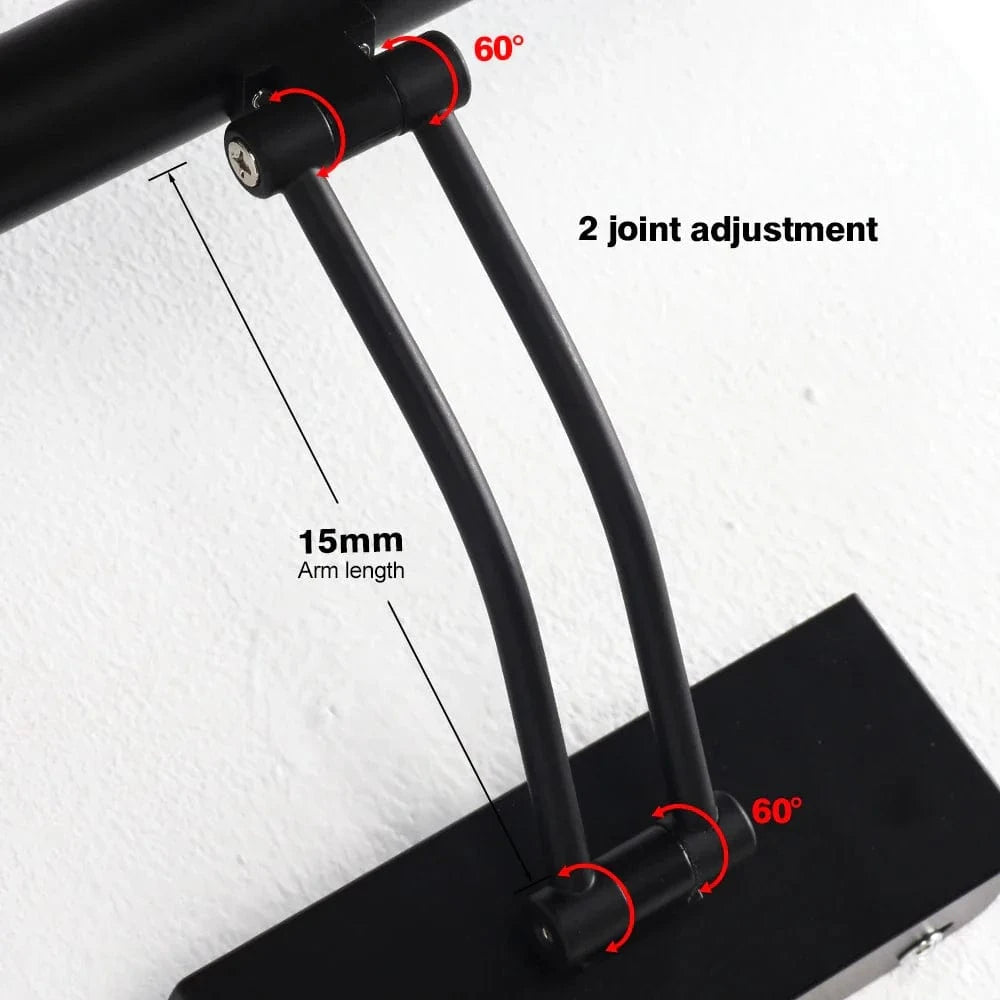 Applique Murale LED Moderne pour Miroir Intérieur - Longue Lumière Brillante | Marco Lucetti