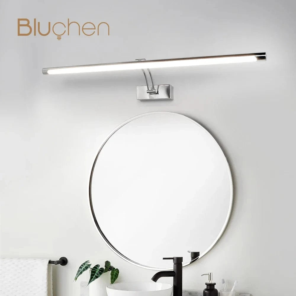 Applique Murale LED Moderne pour Miroir Intérieur - Longue Lumière Brillante | Marco Lucetti
