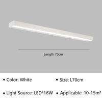 Applique murale LED moderne pour salle de bain et toilettes, étanche et design - Lustre lumineux pour miroir, escaliers et allée | Marco Lucetti