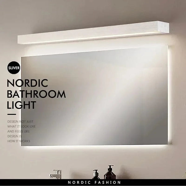 Applique murale LED moderne pour salle de bain et toilettes, étanche et design - Lustre lumineux pour miroir, escaliers et allée | Marco Lucetti