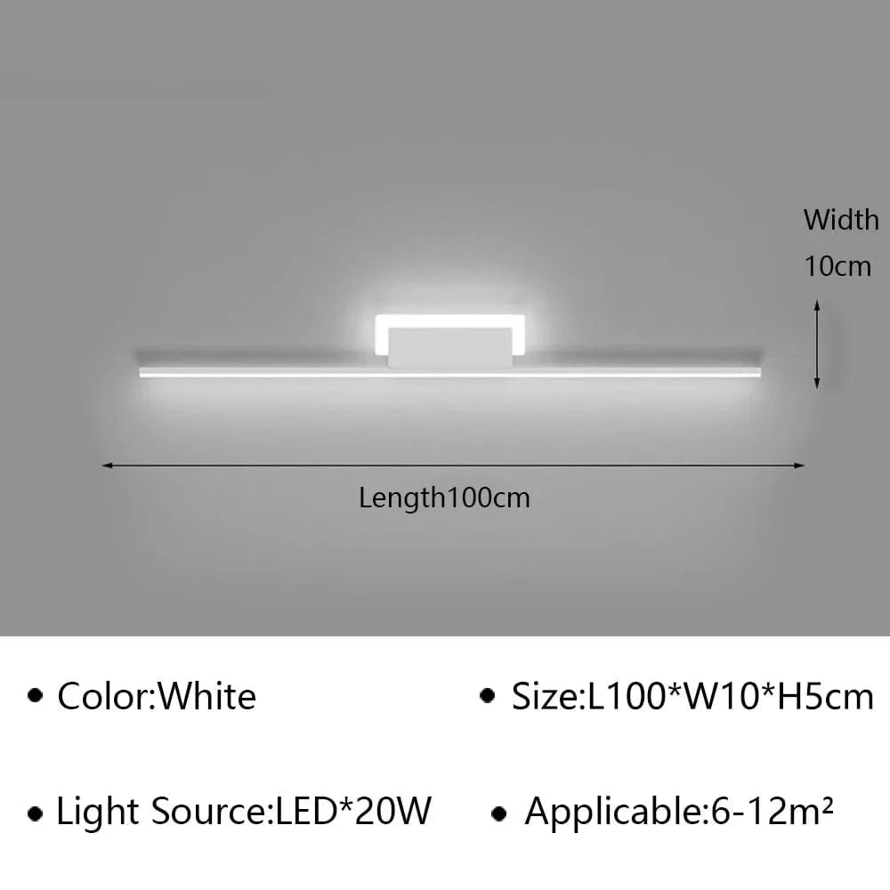 Applique Murale LED Moderne pour Salon et Chambre - Luminaire Design Grid TV Wall Lamp - Décoration Intérieure Chic | Marco Lucetti Blanc B D100cm / Blanc chaud (pas de RC)