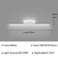 Applique Murale LED Moderne pour Salon et Chambre - Luminaire Design Grid TV Wall Lamp - Décoration Intérieure Chic | Marco Lucetti Blanc B D100cm / Blanc chaud (pas de RC)