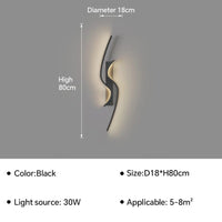 Applique murale LED moderne pour salon TV fond allée chambre chevet - Luminex | Marco Lucetti