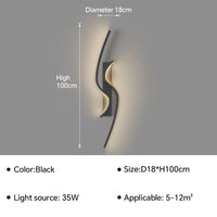 Applique murale LED moderne pour salon TV fond allée chambre chevet - Luminex | Marco Lucetti