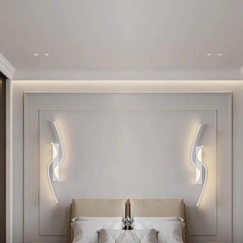 Applique murale LED moderne pour salon TV fond allée chambre chevet - Luminex | Marco Lucetti