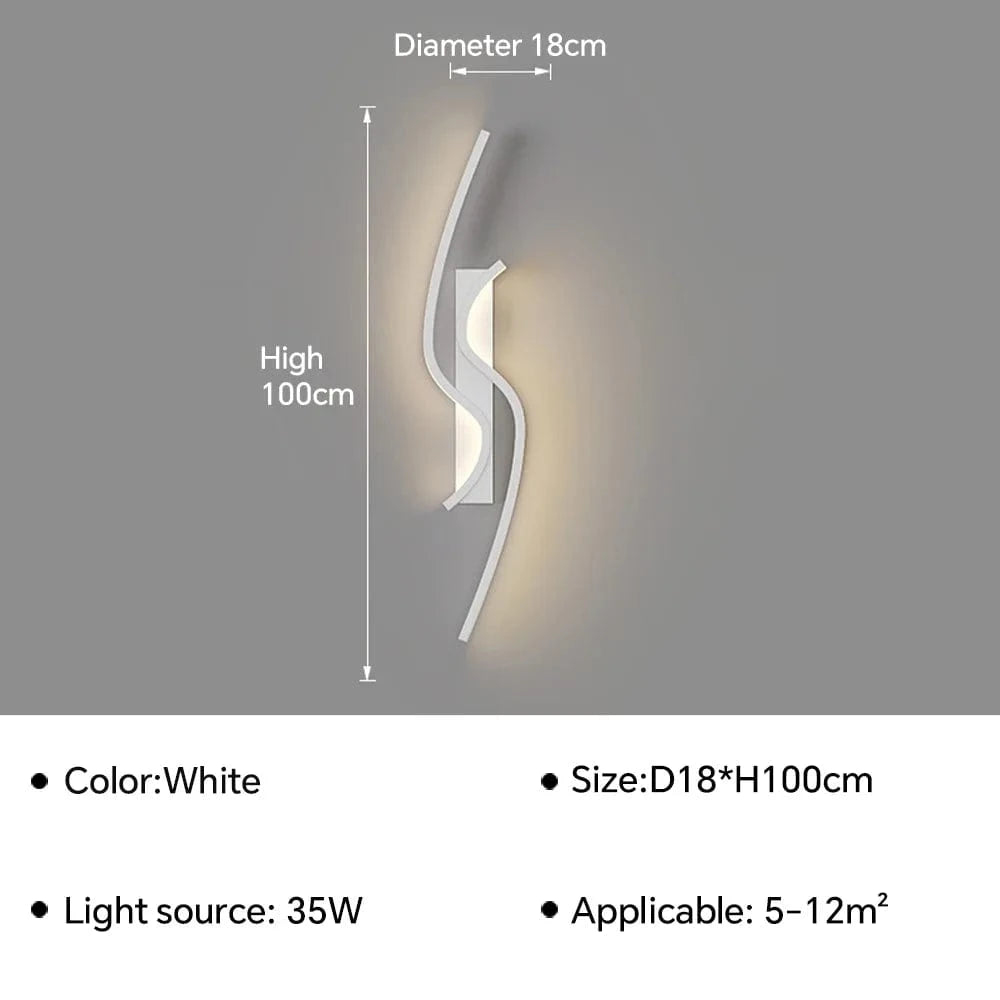 Applique murale LED moderne pour salon TV fond allée chambre chevet - Luminex | Marco Lucetti Blanc D100cm / Tricolore (pas de RC)