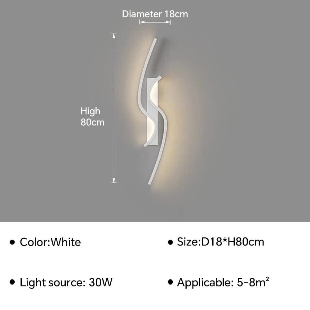 Applique murale LED moderne pour salon TV fond allée chambre chevet - Luminex | Marco Lucetti Blanc D80cm / Blanc froid (pas de RC)