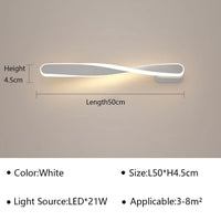 Applique murale LED moderne pour une chambre sophistiquée | Marco Lucetti Blanc D50cm / Blanc chaud