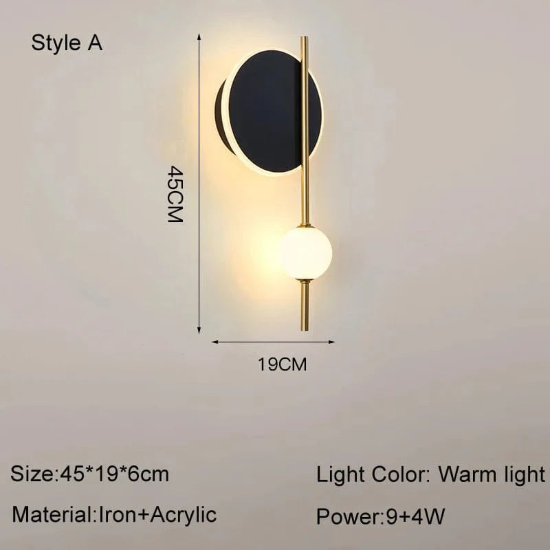 Applique Murale LED Moderne - Pour une Décoration Intérieure Élégante | Marco Lucetti A style / CHINA / Warm White (2700-3500K) | 6-13W