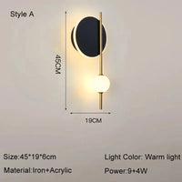 Applique Murale LED Moderne - Pour une Décoration Intérieure Élégante | Marco Lucetti A style / CHINA / Warm White (2700-3500K) | 6-13W