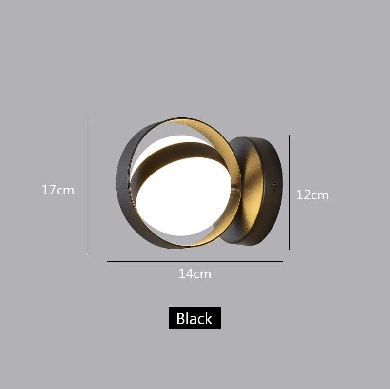 Applique Murale LED Moderne pour une Décoration Intérieure Lumineuse | Marco Lucetti Noir / CHINE / Blanc chaud (2700-3500K) | 6W