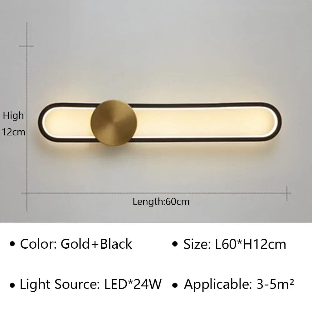 Applique murale LED moderne pour une décoration tendance de la maison. | Marco Lucetti