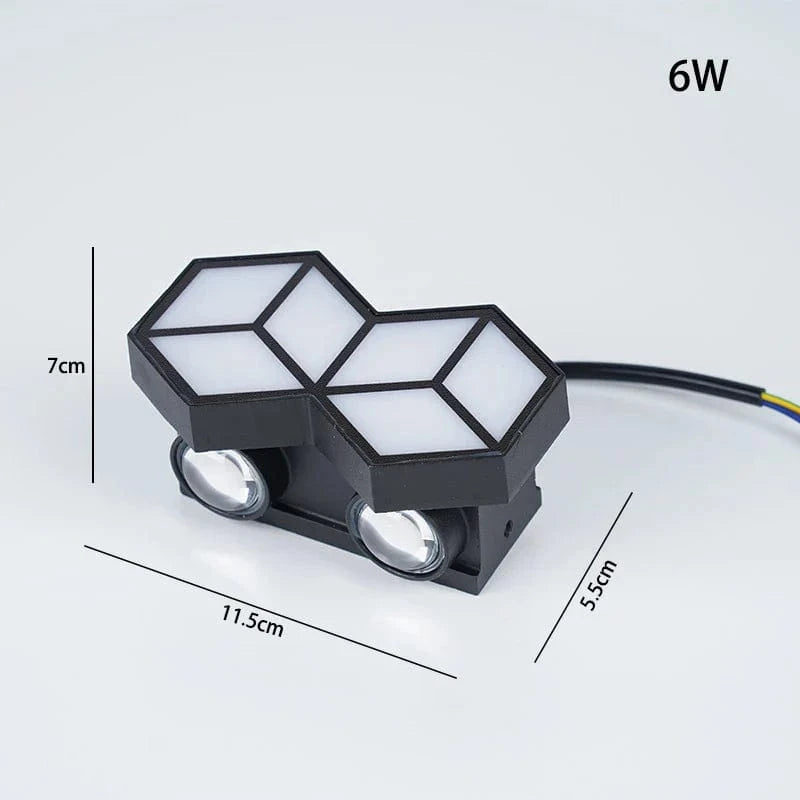 Applique Murale LED Moderne pour Usage Intérieur et Extérieur | Marco Lucetti Blanc chaud / LED 6W