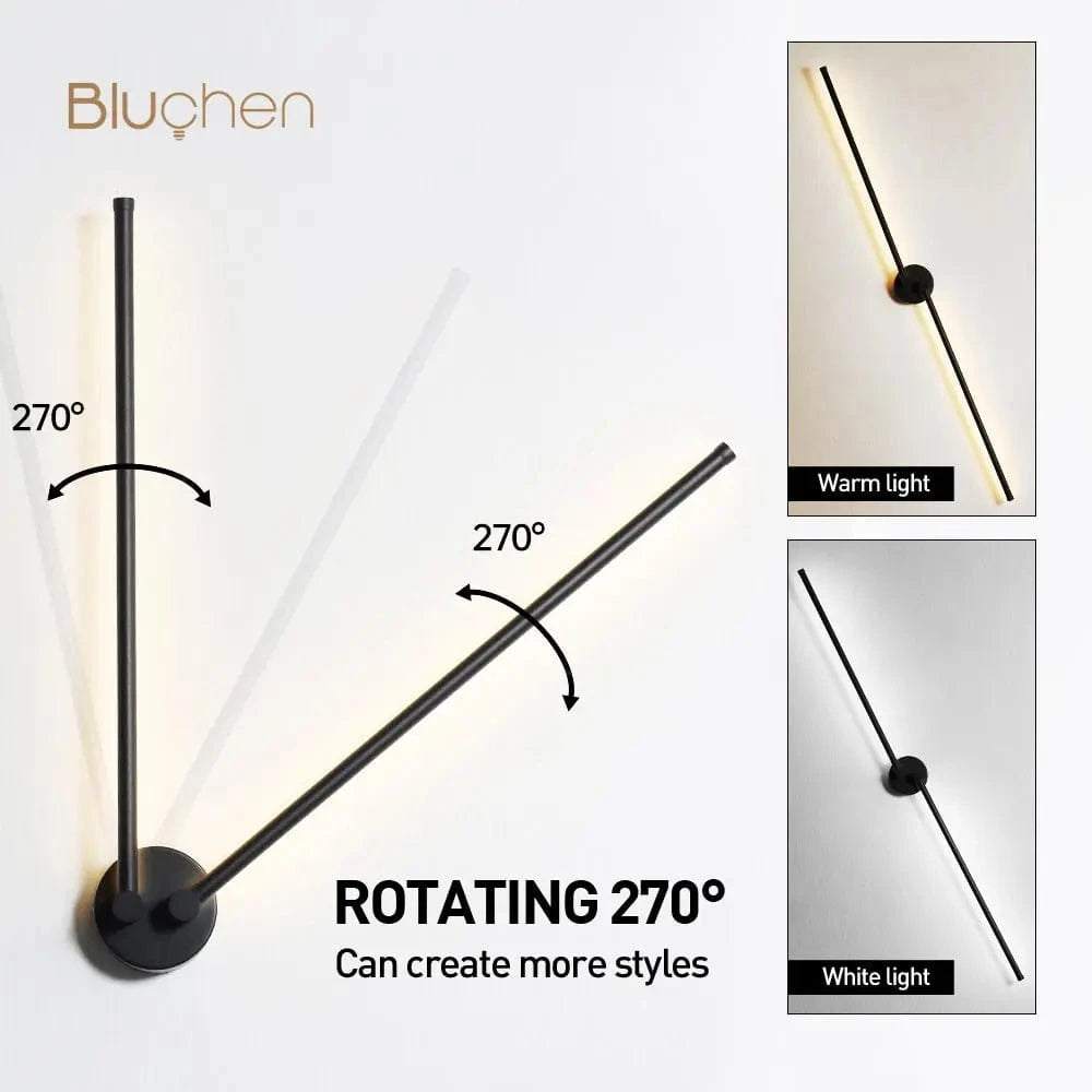 Applique Murale LED Moderne Rotative pour Canapé à l'Arrière-Plan | Marco Lucetti