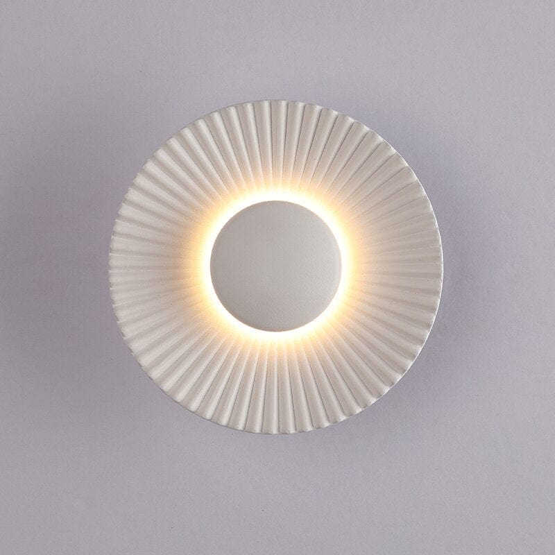 Applique murale LED moderne "Soleil Métallique Hasna" | Marco Lucetti Blanc
