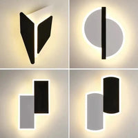 Applique murale LED moderne Spin - Blanc/Noir | Marco Lucetti