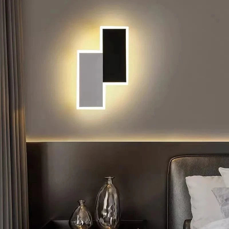 Applique murale LED moderne Spin - Blanc/Noir | Marco Lucetti