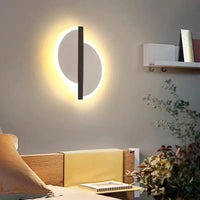 Applique murale LED moderne Spin - Blanc/Noir | Marco Lucetti