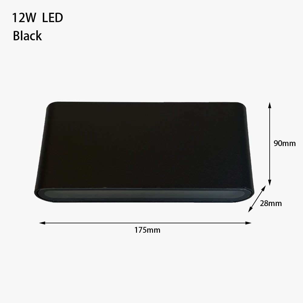 Applique Murale LED Moderne Étanche pour Intérieur et Extérieur - Luminaire Décoratif en Aluminium